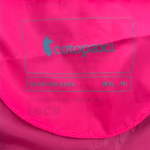 Cotopaxi Unisex Windbreaker- Pink, Blue, Teal - Picture 3 of 4